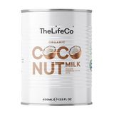 TheLifeCo THELİFECO Organik Hindistan Cevizi Sütü 400ml