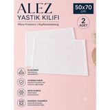Themis Home Sıvı Geçirmez 2'li Yastık Alezi - 50 x 70 cm - Beyaz