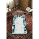 THEMODERNHANE Kaymaz Taban Tay Tüyü Yumuşak Seccade 75x120 cm Leke Tutmaz Süngerli Namazlık