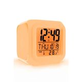 Then Tech 7 Renk Değişen Çocuk Masa Saati Çocuk Saat Alarmlı Sıcaklık Göstergeli Alarm Saat