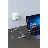 Thentech Çok Fonksiyonlu 10 In 1 Type C Dönüştürücü Hub USB 3.0 HDMI VGA RJ45 Ağ Çevirici