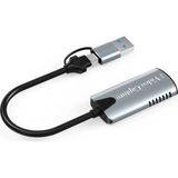Thentech HDMI To USB 3.0 Type C Video Capture Görüntü Aktarıcı Kart Kamera Oyun Canlı Yayın Yakalama Aparatı