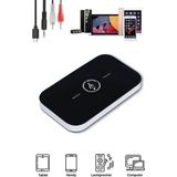Thentech Kablosuz Bluetooth Ses Alici Verici Receiver Adaptor Seti Rca Aux Destekli Tv Pc Arac Donusturucu - Siyah