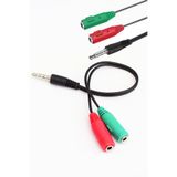 ThenTech Kulaklık Mikrofon Ayırıcı Y Kablo 3.5mm Jack Çoğaltıcı Laptop Telefon Uyumlu Dönüştürücü Aparat
