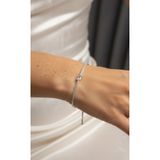 Theory Jewelry Love Knot Gümüş Bileklik