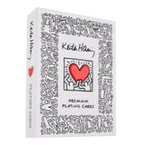 theory11 Keith Haring Oyun Kartları | Pop Art Poker Destesi, Kalın Karakter Sanat Eserleri, Sihir, Kardistry, Sanat Severler için Oyun Gecesi Hediyesi
