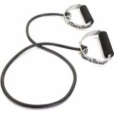 Thera-Band ® Tube With Soft Handles – Siyah (Çok Sert) Direnç Tüpü | Tüm Vücut Antrenmanı Ve Rehabilitasyon Için Egzersiz Lastiği