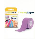 Thera Tape Kinesio Sporcu Ağrı Bandı Kinezyo Bant 5 Metre x 5 cm Mor Renk - Standart