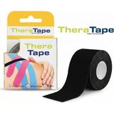Thera Tape Kinesio Sporcu Ağrı Bandı Kinezyo Bant 5 Metre x 5 cm Siyah Renk - Standart