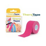 Thera Tape Kinesio Sporcu Bandı Yüz & Vücut Uyumlu Kinezyo Bant Pembe 5 CM x 5 M