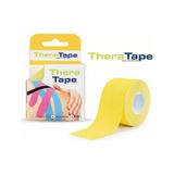 Thera Tape Kinesio Sporcu Bandı Yüz & Vücut Uyumlu Kinezyo Bant Sarı 5 CM x 5 M