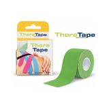 Thera Tape Kinesio Sporcu Bandı Yüz & Vücut Uyumlu Kinezyo Bant Yeşil 5 CM x 5 M