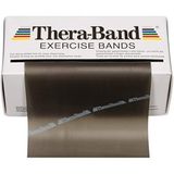 TheraBand Siyah Sert Egzersiz Pilates Bandı Lastiği 1.5 m Kesme
