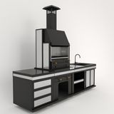 Theragone Simurg Long Chef Barbekü 40*60*264 - 264*72*181