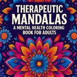 Therapeutic Mandalas A Mental Health Coloring Book For Adults: 50 Mandala-Inspired Designs with Positive Affirmations to Calm the Mind, Ease Anxiety, and Encourage Inner Peace