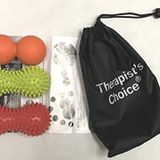 Therapist's Choice® 3 Paket Fıstık Topu Masaj Seti - 2 Dikenli Masaj Fıstık Topu (1 x Sert ve 1 x Yumuşak), 1 x Çift Fıstık Masajı Lakros Topları, Stres Refleksolojisi, Kirpi Duyusal Top Seti