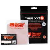 Thermal Grizzly Minus Pad 8 Thermopad – 100 × 100 × 2 mm, ısı iletkenliği: 8 W/mK - Soğutucu/GPU/CPU/LED soğutucu/RAM ve diğer bileşenler için termal ped
