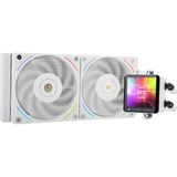 Thermalright Frozen Vision 240 White 240MM Intel-Amd Uyumlu Beyaz Işlemci Sıvı Soğutucu - Renkli