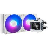 Thermalright Frozen Warframe 240 White Argb 240MM Intel-Amd Uyumlu Beyaz Işlemci Sıvı Soğutucu - Beyaz - Gri