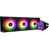 Thermalright Frozen Warframe Pro 360 Black Argb 360MM Intel-Amd Uyumlu Siyah Işlemci Sıvı Soğutucu - Siyah - Mor