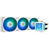 Thermalright Frozen Warframe Pro 360 White Argb 360MM Intel-Amd Uyumlu Beyaz Işlemci Sıvı Soğutucu - Beyaz - Mavi