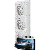 Thermalright Rainbow Vision 360 Turbo Argb White 360MM Intel-Amd Uyumlu Işlemci Sıvı Soğutucu - Beyaz