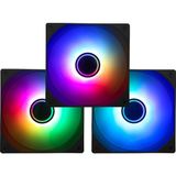 Thermalright TL-C12B-S V3 Argb 120MM Siyah 3’lü Kasa Fanı - Renkli