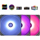Thermalright TL-C12R-L Rgb 120MM Siyah 3’lü Kasa Fanı