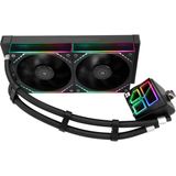 Thermalrlght Tr Thermalright Frozen Infinity 240 Siyah Sıvı Cpu Soğutucu, 240MM Aio Soğutucu-Sonsuzluk Ayna Işık Efekti, 2000RPM, Am4/am5 Için, Intel LGA1851/1700/1150/1151