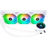 Thermalrlght Tr-Thermalright Frozen Notte 360 beyaz Argb V2 Sıvı Cpu Soğutucu Sonsuz Ayna Işık Efekti, 360MM Aio Soğutma, 3 Pwm Fan 2000RPM, Am4/am5 Için, Intel LGA1851/1700/115X/1200/2011