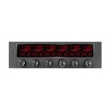 Thermaltake AC-024-BN1NAN-A1 Commander F6 RGB LCD Ekranlı Multi Fan Kontrol Ünitesi