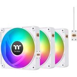 Thermaltake CT120 Ex Argb 120MM Fan Kiti 3-Lü Paket Beyaz - Renkli