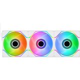Thermaltake Swafan EX14 Infınıty Argb Senkronizasyonu | 140MM Kasa Fanı | Manyetik Papatya Zinciri | Değiştirilebilir Fan Kanatları | 3'lü Paket | Kar