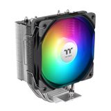 Thermaltake UX400 ARGB CPU Soğutucu; 4xØ6mm Bakır Isı Boruları; 120mm PWM Fan; 700~1800 RPM; Intel/AMD Uyumlu; Tek Kule; 240W TDP; Siyah; CL-P142-AL12SW-A