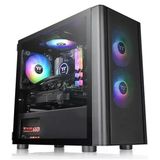 THERMALTAKE V150 BREEZE TG CA-1R1-00S1WN-02 GAMING MICRO-TOWER PC KASASI