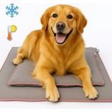 Thermo Mat, 2’si 1 Arada Jel Dolgulu, Kışın Isıtıcı & Yazın Serinletici Etkili Kedi ve Köpek Matı - Gri - 40 x 60 cm