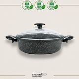 ThermoAD 26 cm Karnıyarık Tenceresi Gri Granit Kaplama ile Enerji Tasarrufu Sağlar