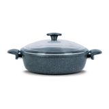 Thermoad 28 cm Vizon Granit Basık Pilav Karnıyarık Tencere