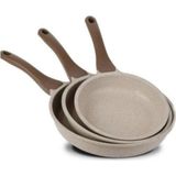 Thermoad 3'lü Granit Döküm Tava Seti 20-24-28 cm THERMO3LÜTAVA
