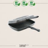 ThermoAD | Balık Tava | Ayrılabilir 2 Parça | 36 cm | Gri