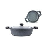 Thermoad Granit Döküm Graneu Model 26 cm K.yarık ve 20 cm Sahan/ Gri