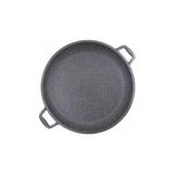 Thermoad Granit Kaplamalı Gözleme Tavası 36 cm Modern Siyah Renk ile Dayanıklı Kullanım