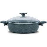Thermoad TADG30CMKTG Granit Gri 30 cm Karnıyarık Tencere