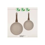 Thermoad Tava Seti Midas Serisi 2 Parça Vizon 20cm-26cm