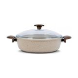 Thermoad Vizon Love Granit Karnıyarık Tenceresi 22 cm Sağlıklı Pişirme İçin Özel Kaplama