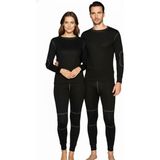 Thermoform Active Plus Yetişkin Termal Içlik Set Siyah Erkek İçin Yüksek Nefes Alma Özelliği - XL