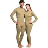 Thermoform Active Yetişkin Erkek Termal İçlik Seti Rahat Kullanım İçin Özel Tasarım - Bej