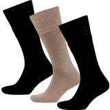 Thermoform Akrilik Asker Çorap 3'lü Paket Siyah-Kum