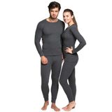 THERMOFORM Artica Unisex Termal İçlik Set,%50 Pamuk%50 Polyester, Antrasit