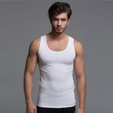 Thermoform Bambu Atlet Beyaz Erkek Günlük Kullanım İçin Pamuklu Standart Kalıp XXL - 2XL
